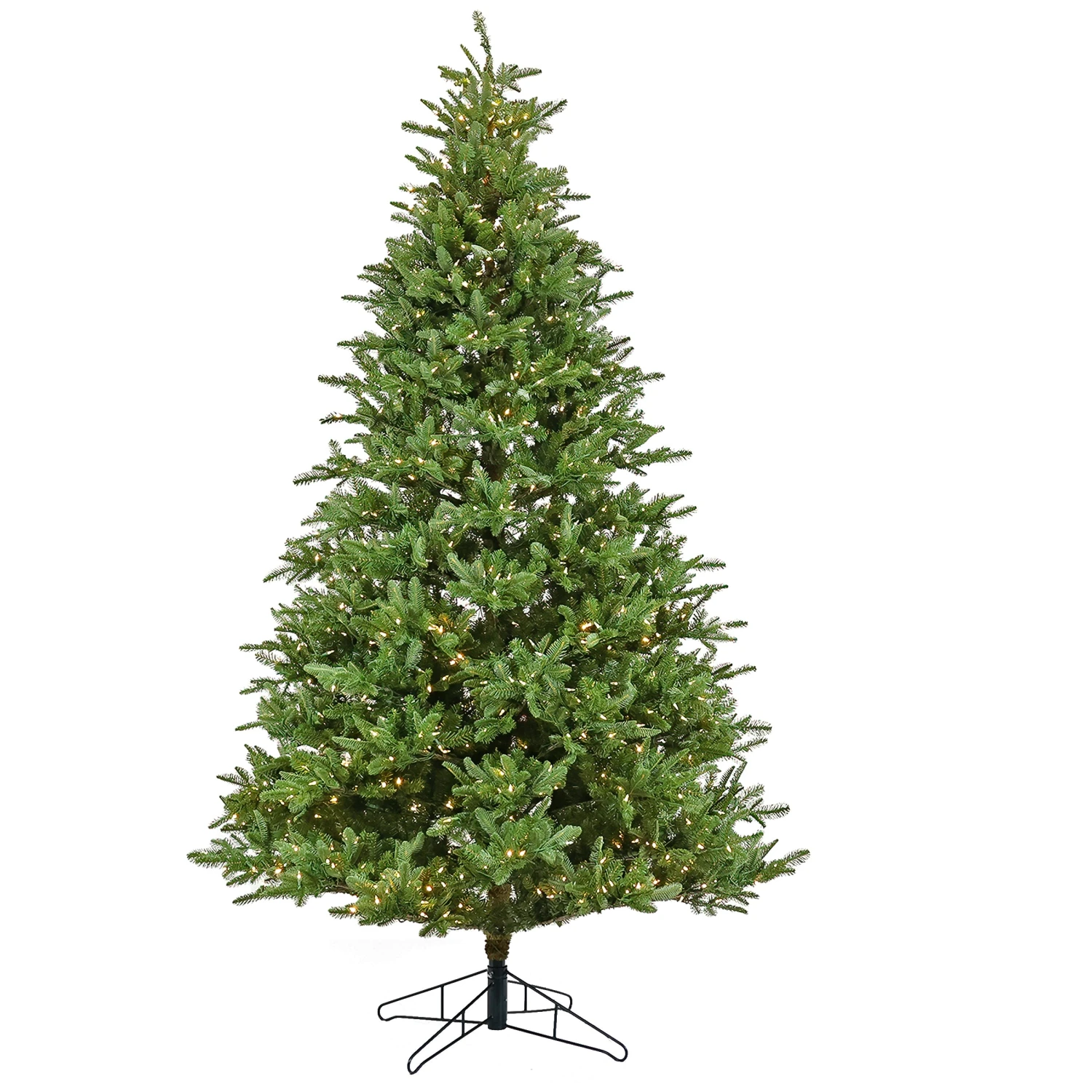 National Tree Company 10ft Pre-lit Artificial Feel Real® Christmas Norway Spruce Hinged Tree, 1700 Warm White LED Lights-UL 1 National Tree Company 10ft Pre-lit Artificial Feel Real® Christmas Norway Spruce Hinged Tree, 1700 Warm White LED Lights-UL