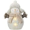 National Tree Company 15" Snowman With Snowflake Lights