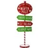 National Tree Company 36" North Pole Signpost