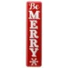National Tree Company 31" Be Merry Holiday Wall Sign