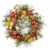 National Tree Company Artificial Christmas Wreath, Green, Bristle Berry, Decorated With Ball Ornaments, Bows, Berry Clusters, Christmas Collection, 30 Inches
