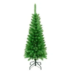 National Tree Company First Traditions Rowan Pencil Slim Christmas Tree, 4.5 Ft