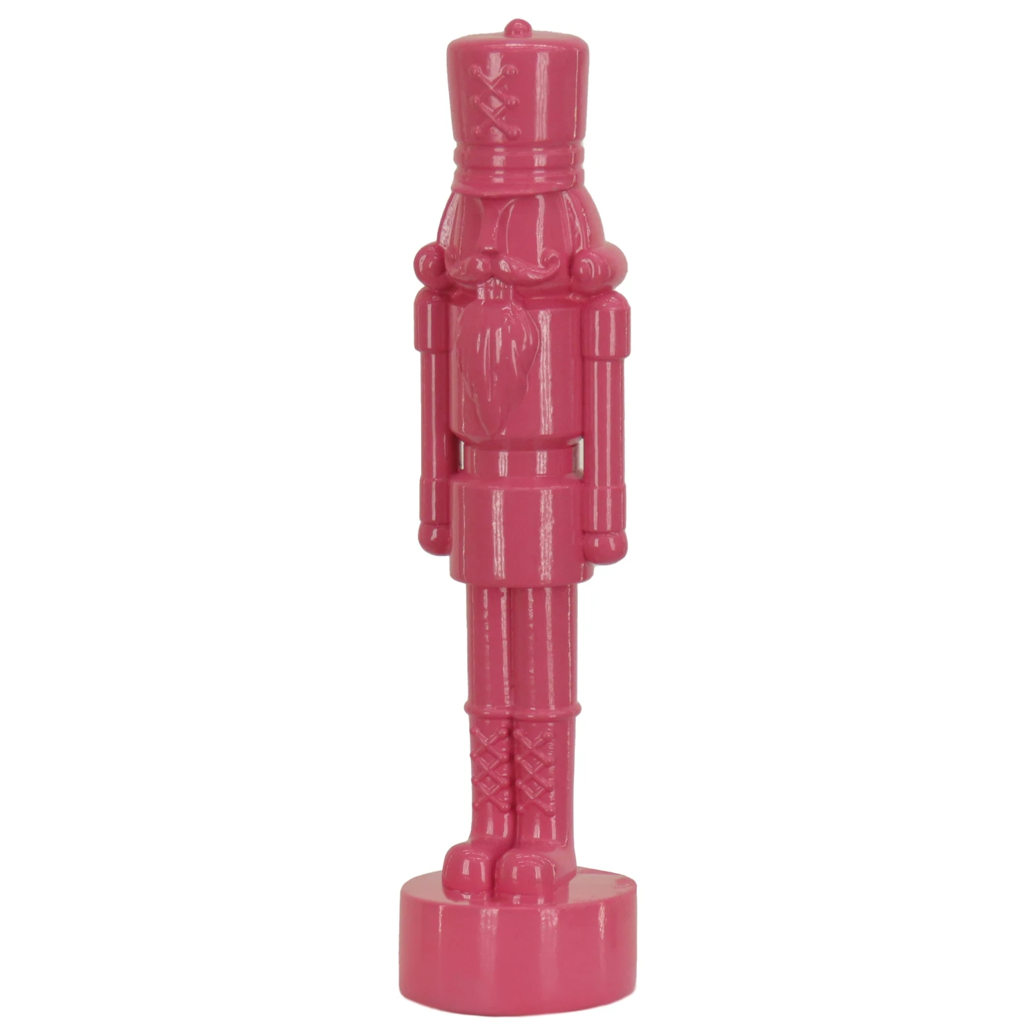 National Tree Company 18" HGTV Home Collection Nutcracker Christmas Decor, Pink 1 National Tree Company 18" HGTV Home Collection Nutcracker Christmas Decor, Pink