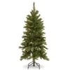National Tree Company Artificial Slim Christmas Tree, Green, Tiffany Fir, Includes Stand, 4.5 Feet
