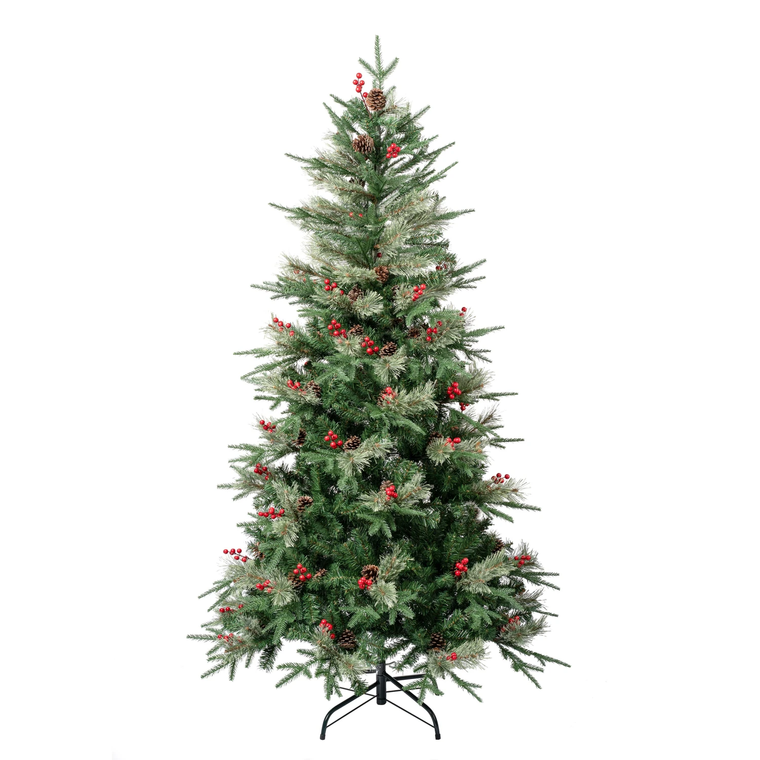 National Tree Company First Traditions Virginia Blue Pine Christmas Tree With Hinged Branches, 6 Ft 1 National Tree Company First Traditions Virginia Blue Pine Christmas Tree With Hinged Branches, 6 Ft