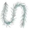 National Tree Company Pre Lit Artificial Garland, Metallic, Silver, Decorated With Multifunctional LED Lights, Plug In, Christmas Collection, 9 Feet
