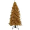 National Tree Company Pre-Lit Artificial Gold Christmas Tree, With Warm White LED Lights, Plug In, 9 Ft